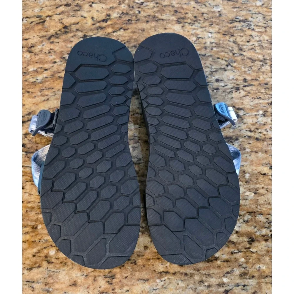 Chaco Z/Volv 2 Mens Sandals Size 12 Blue White Tie Dye Hiking Strappy